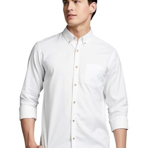 Premium Men’s Solid Cotton Casual Shirt – Regular Fit, Full Sleeve, Button-Down, Semi-Formal Wear (All-Day Fresh, Plus Sizes & Combo Packs Available)